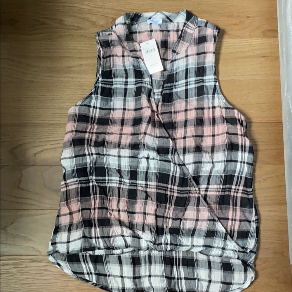 Pink Plaid Splendid Tank